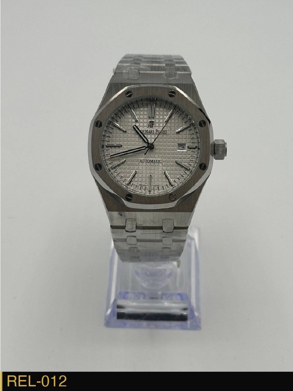 Audemars Piguet Silver Stainless Steel Royal Oak Automatic